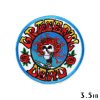 Grateful Dead Band Bear Steely Skull Embroidered Patches - Skeleton