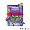 UFO Spacecraft Astronaut Aliens Iron On Embroidered Patches - I Exist Alien Spacecraft UFO