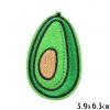 Fruit, Cherries & Avocado Iron On Embroidered Patches - Avocado Fruit