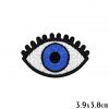 Hamsa All Seeing Eye of God Hands Iron On Embroidered Patches - Evil Eye of Protection Eyeball