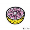 Fruit, Cherries & Avocado Iron On Embroidered Patches - Grapefruit Slice