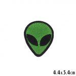 Galactic Green Alien Face