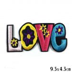 Rainbow Love Hippie Flowers Big