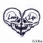 Love Life Lovers Skulls Heart