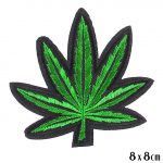 Green Marijuana Pot Leaf