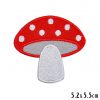 Psychedelic Mushrooms Shrooms Iron On Embroidered Patches - Red Amanita