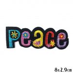 Rainbow Hippie Peace Flowers Tiny