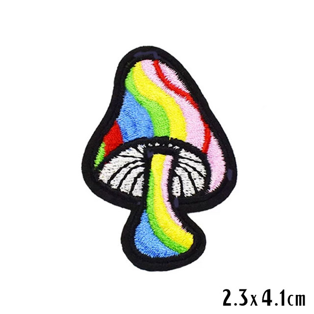 Rainbow-Mushroom-Iron-On-Embroidery-Patch