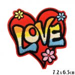 Psychedelic Love Flower Hippie Heart