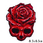 Blooming Flower Rose Skull