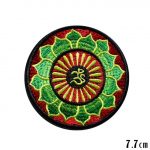 Yoga Aum Om Spiritual Green Lotus