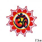 Yoga Aum Om Spiritual Red Lotus