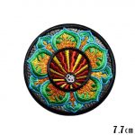 Yoga Aum Om Spiritual Sun Lotus