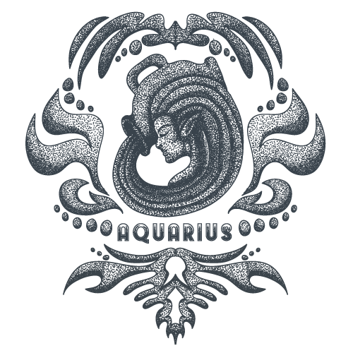 Dot-Drawing-Art-Aquarius