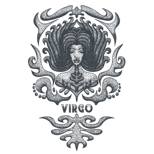 Dot-Drawing-Art-Virgo