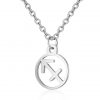 Stainless Steel Astrology Zodiac Star Sign Necklace Pendant - Sagittarius