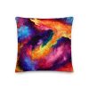 Fiery Fangs of the Serpent – Premium Throw Pillow