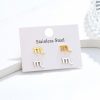 Astrology Zodiac Constellation Signs Stainless Steel Earring Studs Silver Gold Jewelry