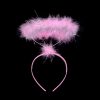 Cosplay Feather Angel Halo Ring Wreath Headband Headwear - Pink