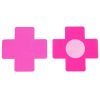 Cross Nipple Covers Sexy Breast Stickers Self Adhesive Pasties - Pink