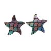 Mermaid Siren Scales Nipple Covers Sexy Breast Stickers Self Adhesive Pasties - Starfish
