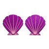 Pink Glitter Mermaid Seashell Clam Nipple Covers Sexy Breast Stickers Self Adhesive Pasties