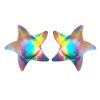 Rainbow Holographic Nipple Covers Sexy Breast Stickers Self Adhesive Pasties - Starfish