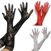 Sexy Long Lace Gloves Mesh Mitten Punk Goth Cosplay