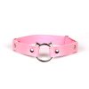 Sexy PU Leather Punk Goth Cat Leg Garter Belt - Pink