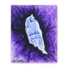 The Violet Shard - Canvas Art Print