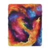 Fiery Fangs of the Serpent Sherpa Fleece Blanket