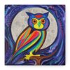 Lunar Owl - Canvas Art Print - 6