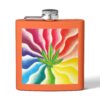 Prismatic Cannabis 6oz Stainless Steel Flask