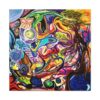 Primordial Planet - Canvas Art Print - 24″ x 24″, 1.25