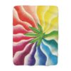 Prismatic Cannabis Sherpa Fleece Blanket - 50