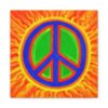 Azure Peace Blazer - Canvas Art Print - 12″ x 12″, 1.25