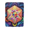 Metatron's Magic Cube Sherpa Fleece Blanket - 50