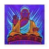 Buddha's Blossoming Brilliance - Canvas Art Print - 16″ x 16″, 1.25