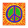 Azure Peace Blazer - Canvas Art Print - 16″ x 16″, 1.25