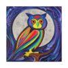 Lunar Owl - Canvas Art Print - 24″ x 24″, 1.25