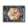 Metatron's Magic Cube Cozy Woven Blanket