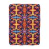 Fiery Fangs of the Serpent Fractal Sherpa Fleece Blanket - 50
