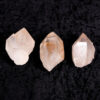 3 Large Clear Quartz Crystal Point 3