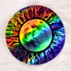 Electric Moon Holographic Vinyl Waterproof Sticker Rainbow Holo Laptop Decal