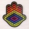 Hamsa of God Flower of Life Eye Vinyl Waterproof Sticker Rainbow Laptop Decal