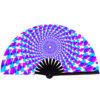 Wormhole Illusion Festival Bamboo Hand Fan