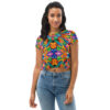 Soul Shamaness – All Over Print Crop Tee - S