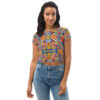 Tribal Lord – All Over Print Crop Tee - S
