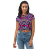 Dreamscape – All Over Print Crop Tee - XL