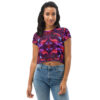 Psychic Space – All Over Print Crop Tee - L